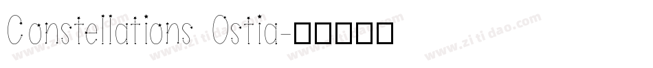 Constellations Ostia字体转换